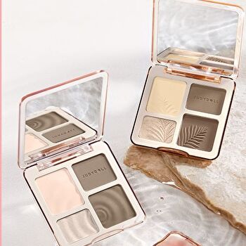 2 IN 1 Highlighter Contour Palette - 2 Colors - #01 Waves - 9g