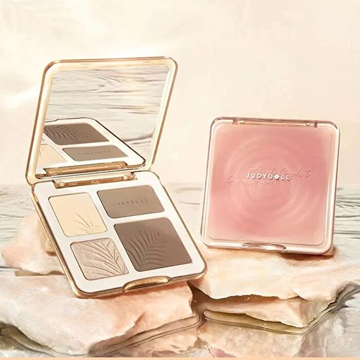 2 IN 1 Highlighter Contour Palette - 2 Colors - #01 Waves - 9g