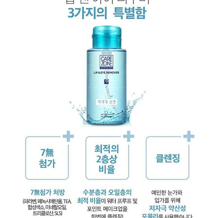 Carezone Doctor Solution Lip & Eye Remover - 300ml
