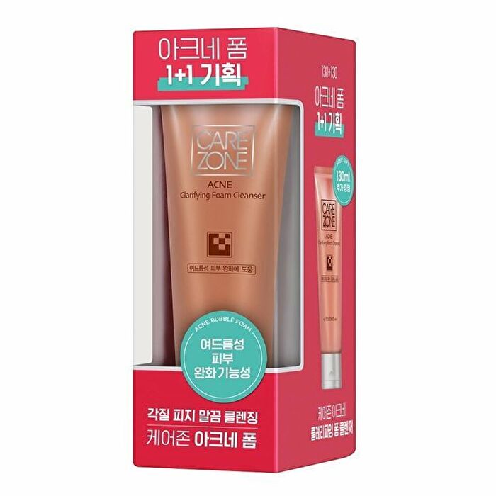 Carezone Acne Clarifying Foam Cleanser Duo Set - 2 pcs