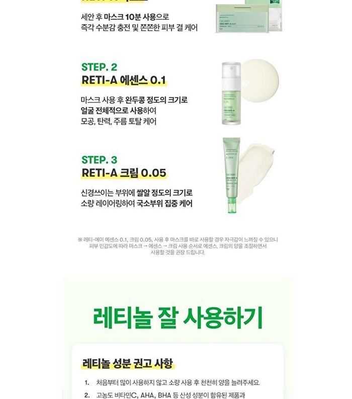 Cica Reti-A 7 Days Mask - 7 sheets