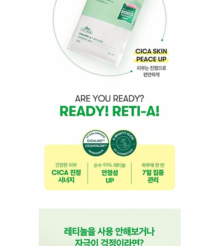 Cica Reti-A 7 Days Mask - 7 sheets
