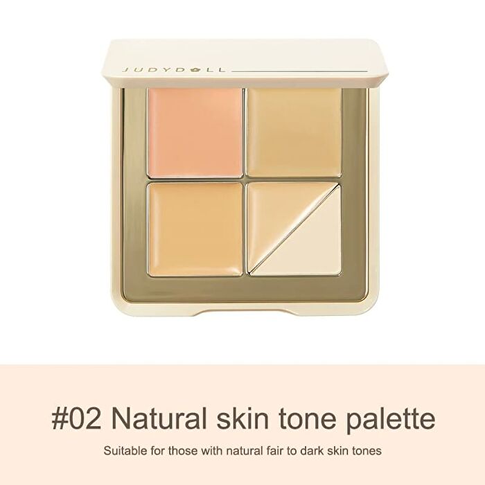 5 Shades Concealer Palette - 2 Colors - #02 Natural Skin Tone - 6g
