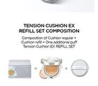 Klavuu Urban Pearlsation High Coverage Tension Cushion EX Refill Set - 2 Colors - #21 Light Beige