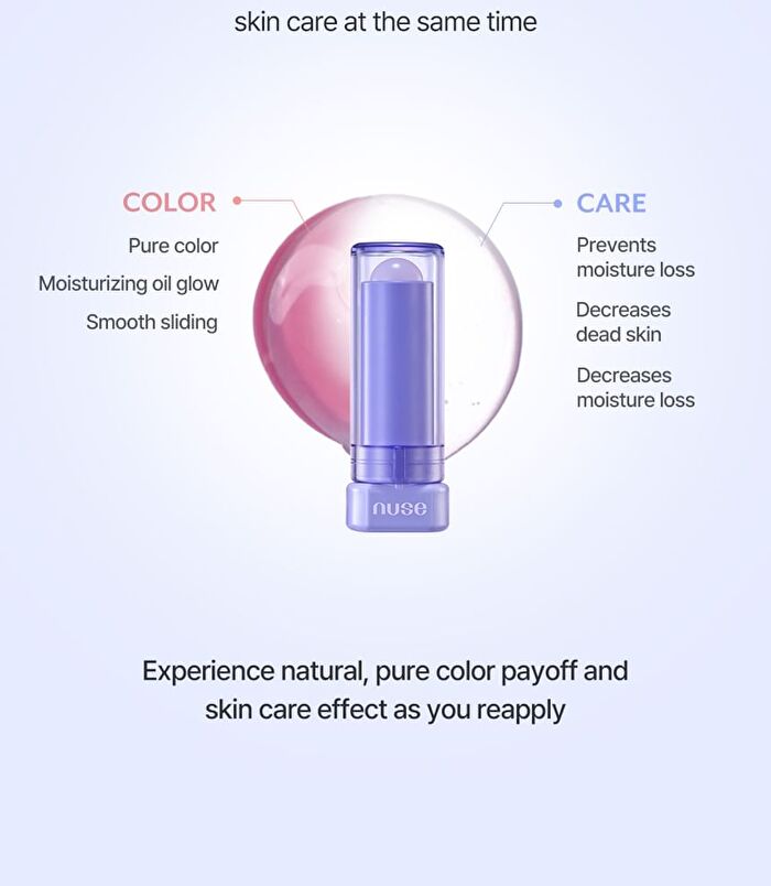 Color Care Lipbalm - 6 Colors - #04 Calming Coral