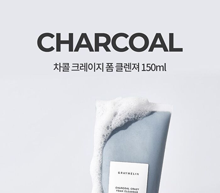 Graymelin Crazy Foam Cleanser Tube - 4 Types - Charcoal