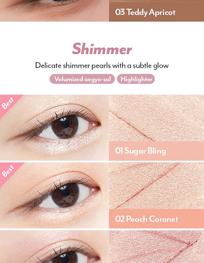 I\'m Stick Shadow Glitter - 4 Colors - #01 Autumn Champagne
