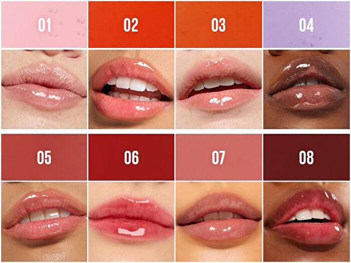Juicy Glass Lip Oil - 5 Colors - #01 Rose Hip Spritz