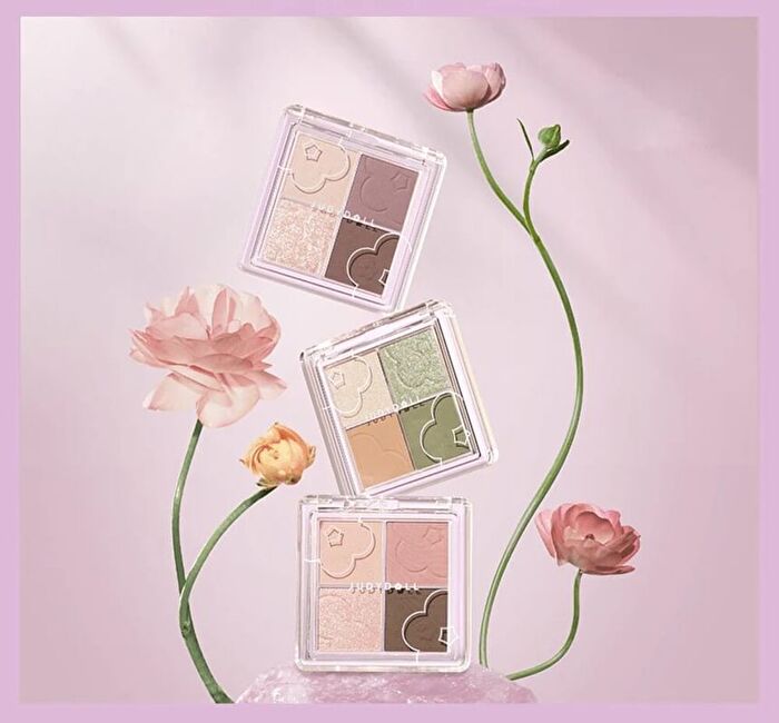 4 Shades Eyeshadow -Black Tea - #33 Black Tea