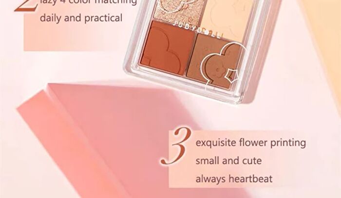 4 Shades Eyeshadow -Black Tea - #33 Black Tea