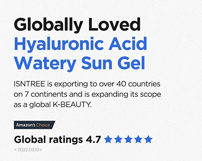 Hyaluronic Acid Watery Sun Gel Mini - 10ml