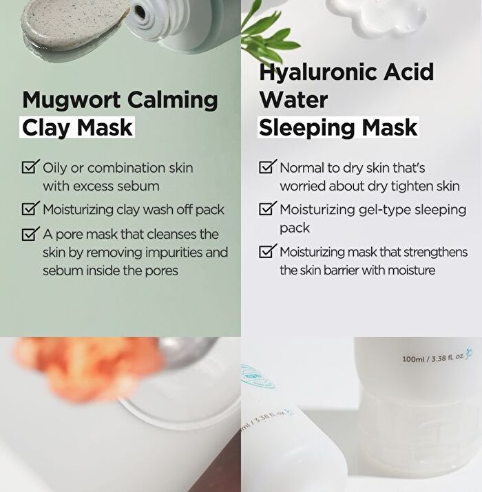 Mugwort Calming Clay Mask Mini - 20ml