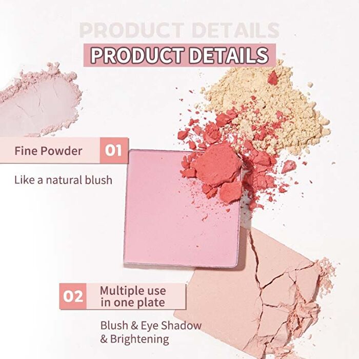 HOT Pretty Blush Powder - 3 Colors - #41 Peach Milk Tea - 2.2g