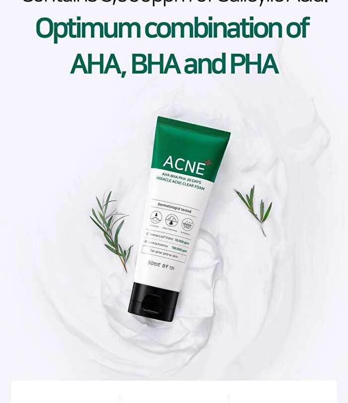 AHA,BHA,PHA 30 Days Miracle Acne Clear Foam Mini - 50ml