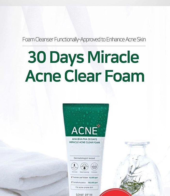 AHA,BHA,PHA 30 Days Miracle Acne Clear Foam Mini - 50ml