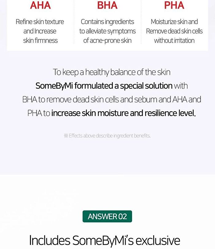 AHA,BHA,PHA 30 Days Miracle Acne Clear Foam Mini - 50ml