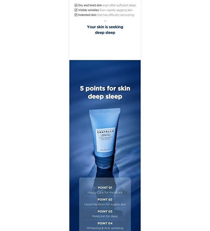 SKIN1004 Madagascar Centella Hyalu-Cica Sleeping Pack Mini - 30ml