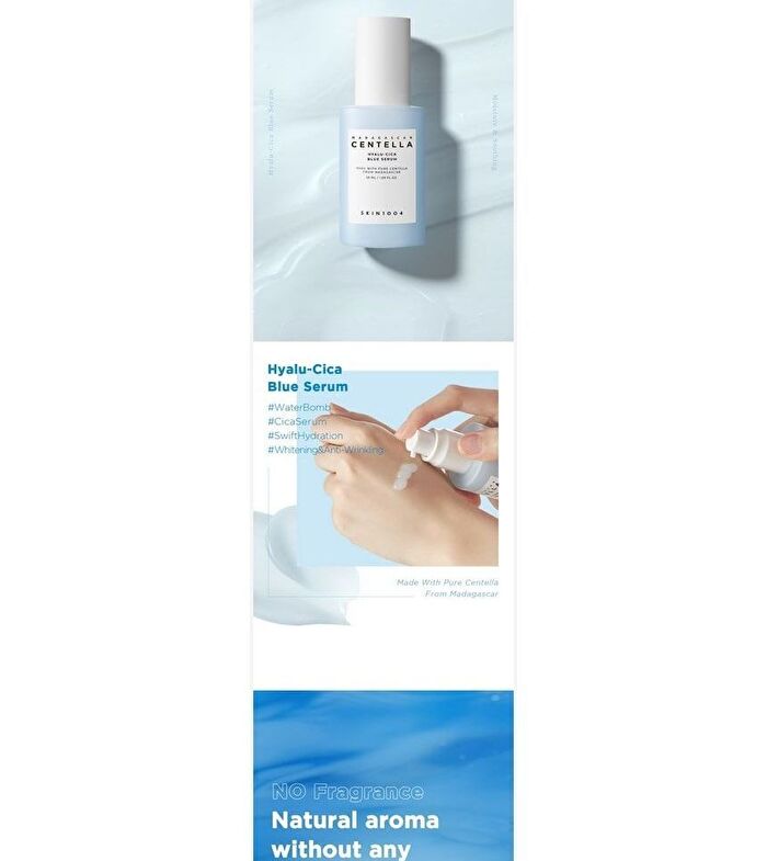 SKIN1004 Madagascar Centella Hyalu-Cica Blue Serum Mini - 30ml