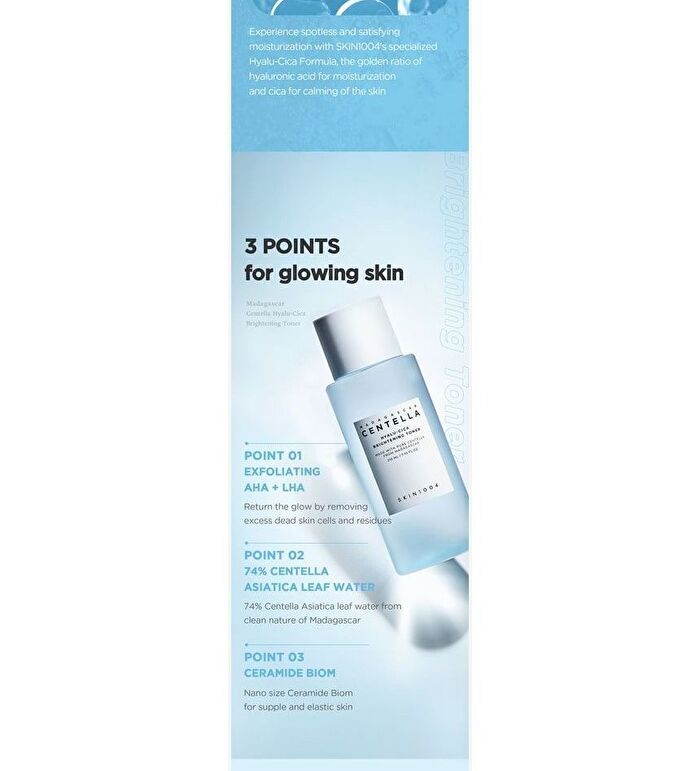 SKIN1004 Madagascar Centella Hyalu-Cica Brightening Toner Mini - 30ml