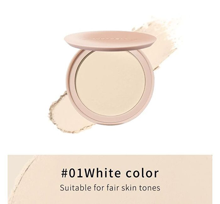Oil-Control Matte Pressed Powder - 2 Colors - #01 White Color - 4g