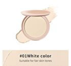 Oil-Control Matte Pressed Powder - 2 Colors - #01 White Color - 4g