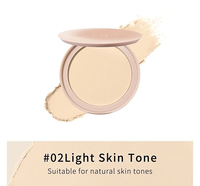 Oil-Control Matte Pressed Powder - 2 Colors - #01 White Color - 4g