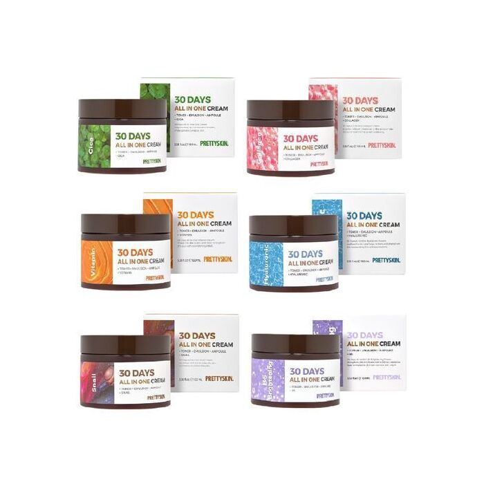 30 Days All In One Cream - 6 Types - Snail