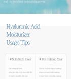 Hyaluronic Acid Moisturizer Mist - 100ml