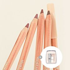 Clio Velvet Lip Pencil Set - 4 Colors - #02 Peach Beige