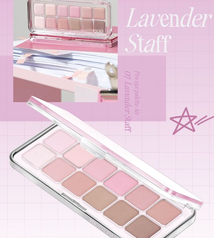 Pro Eye Palette Air - 7 Types - #01 Coral Studio