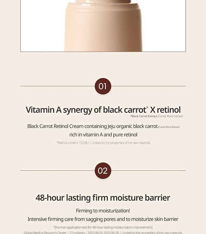 Black Carrot Vita-A Retinol Firming Cream - 50ml