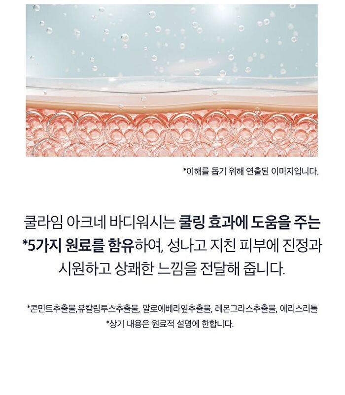 Coollime Acne Body Wash - Greentea Mint