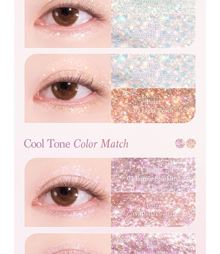 dasique Starlit Jewel Liquid Glitter - 8 Colors - #08 Love Flake