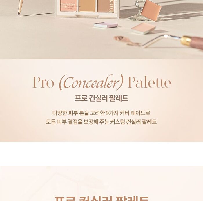 dasique Pro Concealer Palette - 2 Types - #02 Medium Cover