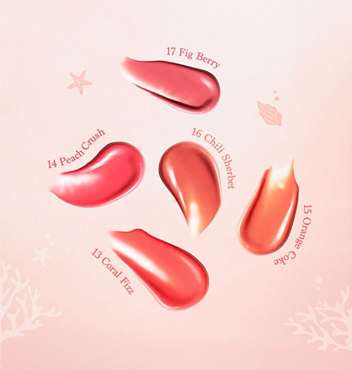 dasique Juicy Dewy Tint Summer Coral Edition - 5 Colors - #14 Peach Crush