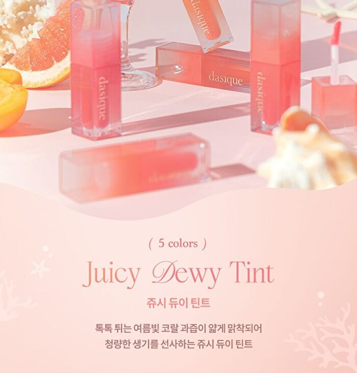 dasique Juicy Dewy Tint Summer Coral Edition - 5 Colors - #14 Peach Crush