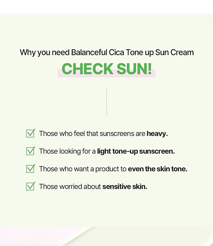Balanceful Cica Tone Up Sun Cream - 60ml