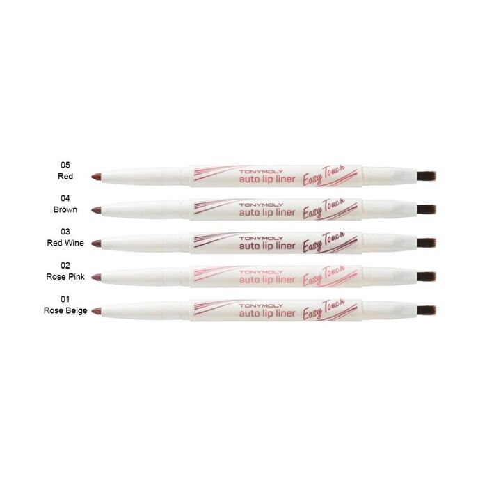 Easy Touch Auto Lip Liner - 3 Colors - 2023 Version - #01 Rose Beige
