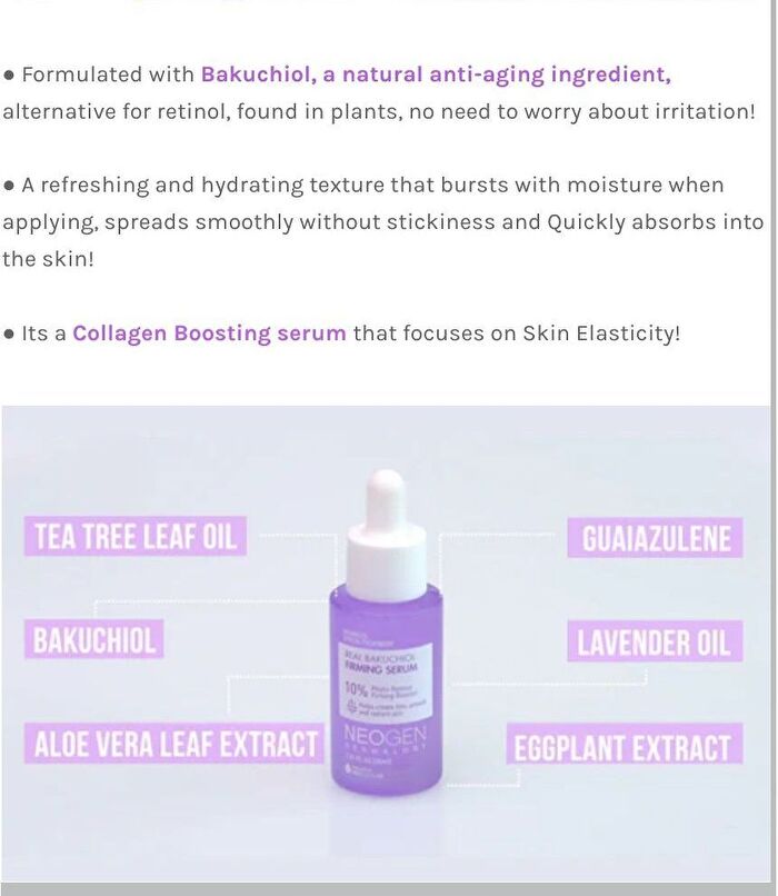 Dermalogy Real Bakuchiol Firming Serum Mini - 10ml