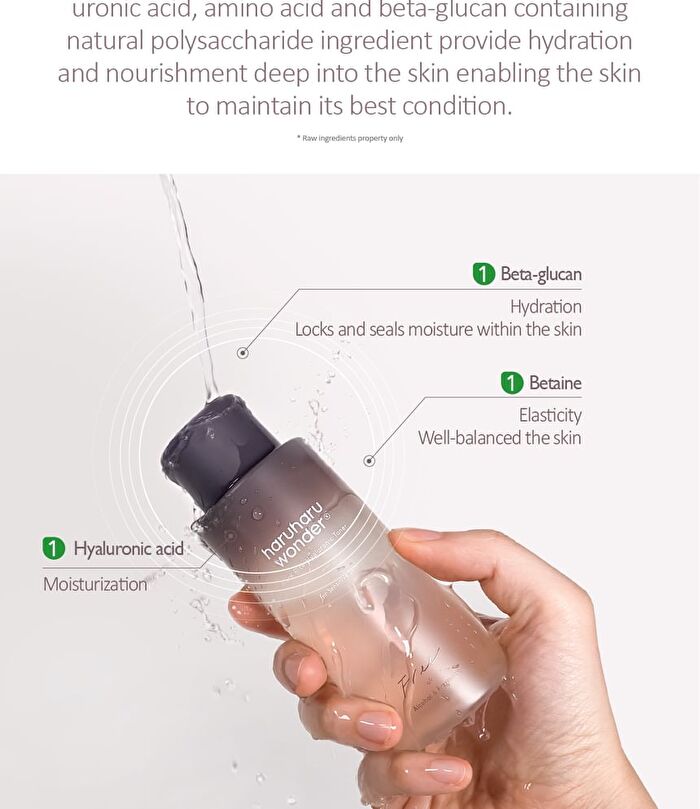 haruharu wonder Black Rice Hyaluronic Toner Fragrance Free Mini - 30ml