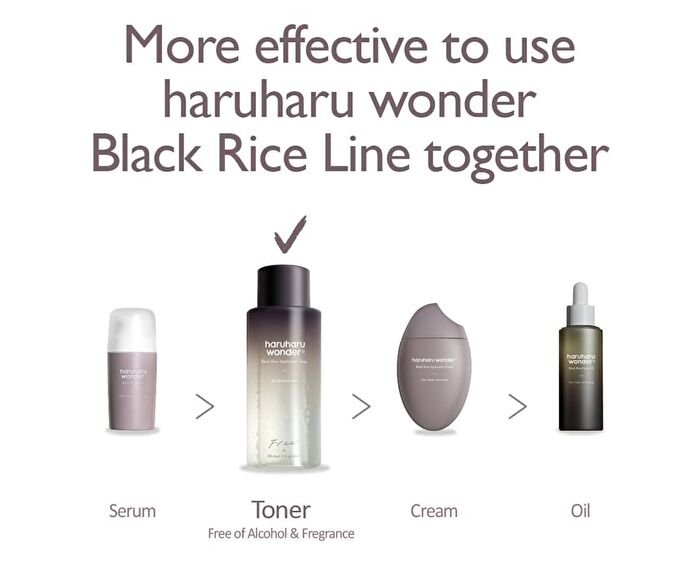 haruharu wonder Black Rice Hyaluronic Toner Fragrance Free Mini - 30ml