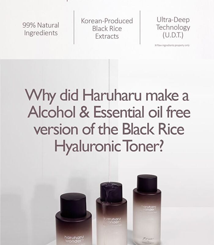 haruharu wonder Black Rice Hyaluronic Toner Fragrance Free Mini - 30ml