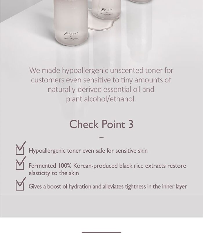 haruharu wonder Black Rice Hyaluronic Toner Fragrance Free Mini - 30ml