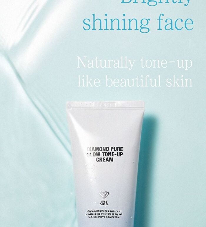 Diamond Pure Glow Tone-Up Cream - 100ml