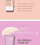 Sun Cream - 4 Types - No-Sebum Tone Up