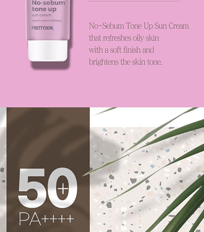 Sun Cream - 4 Types - No-Sebum Tone Up