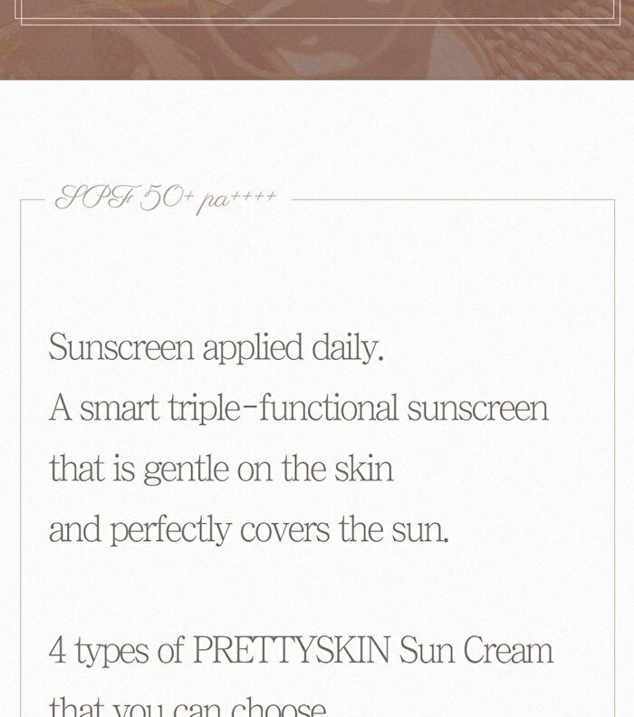 Sun Cream - 4 Types - No-Sebum Tone Up