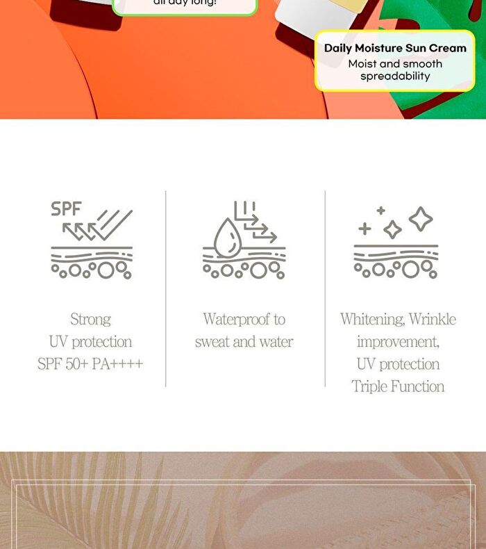 Sun Cream - 4 Types - No-Sebum Tone Up