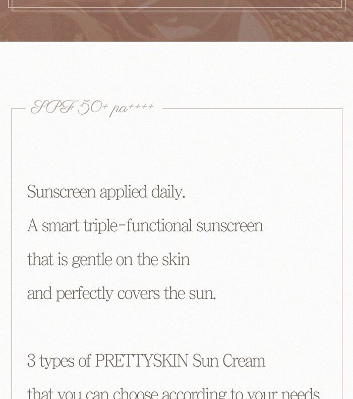 Sun Cream - 4 Types - No-Sebum Tone Up
