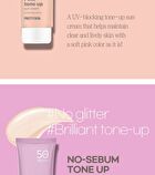 Sun Cream - 4 Types - No-Sebum Tone Up
